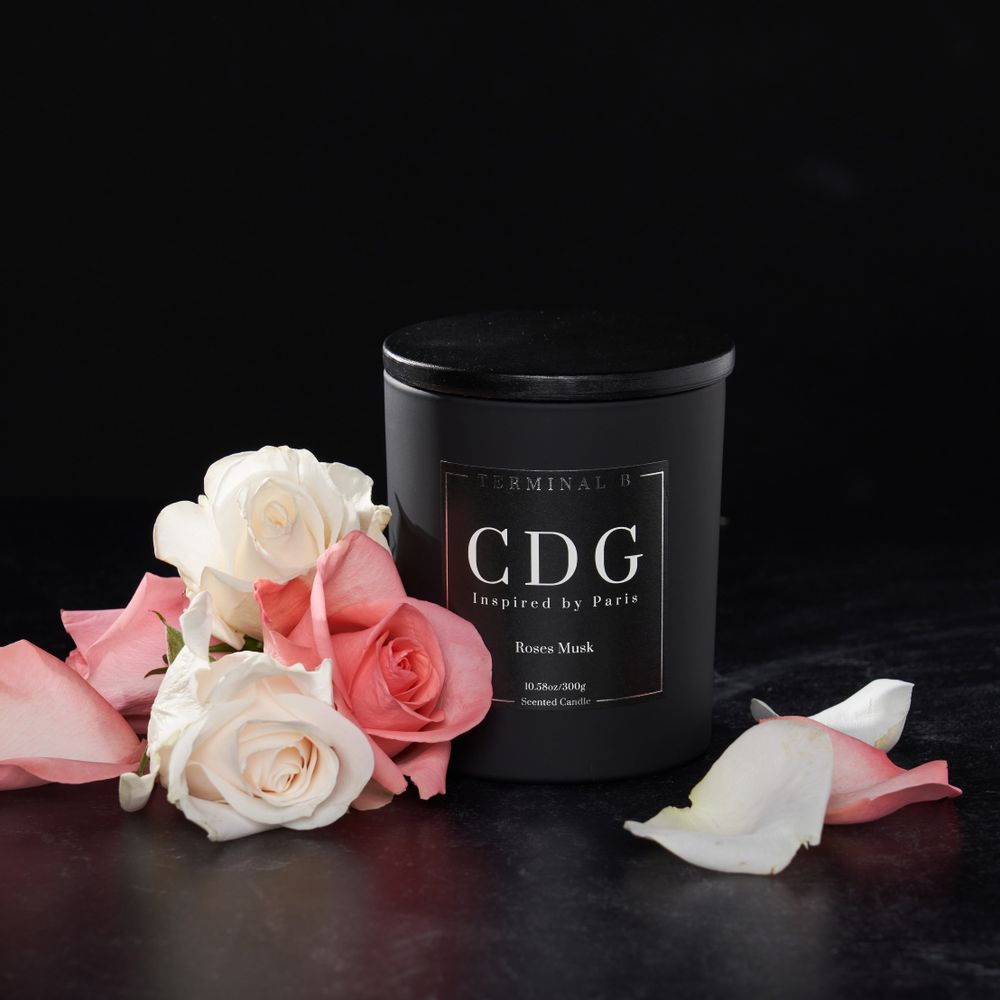 Decorative objects - CDG - Paris and Roses Musk Candle - TERMINAL B