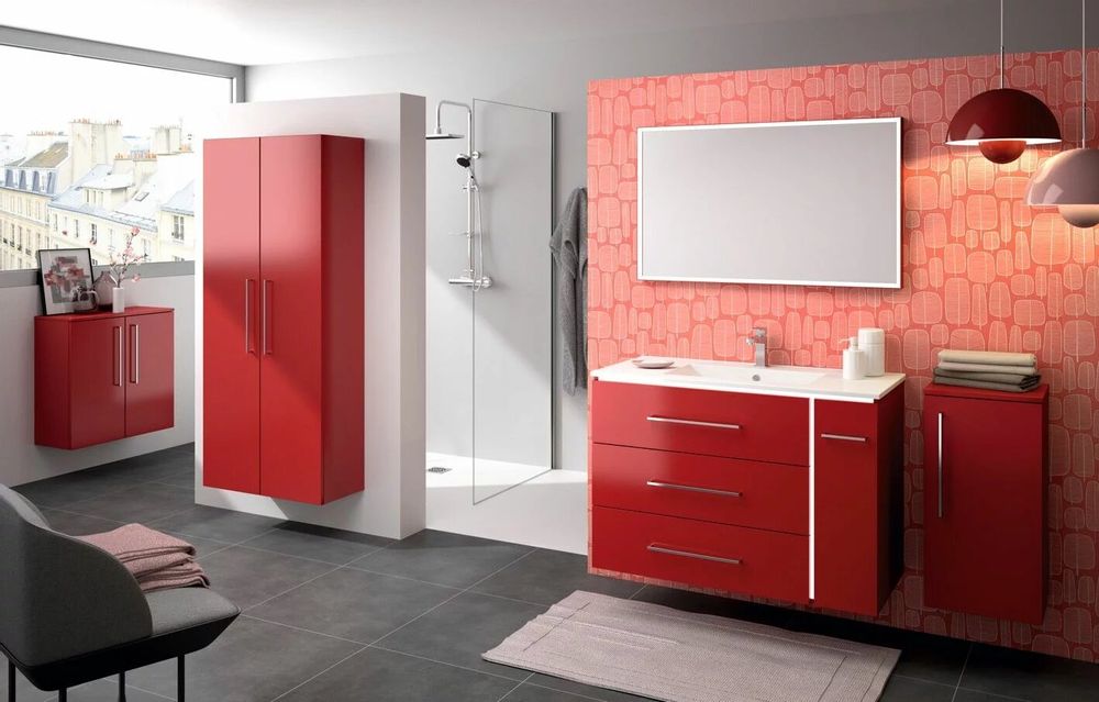 Commodes - Meuble salle de bain LUMINA - DECOTEC