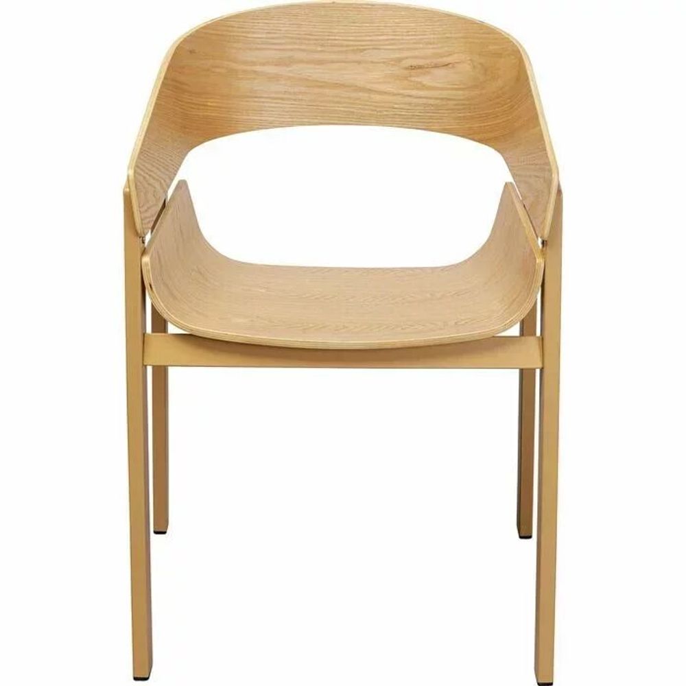 Chairs - Chair with Armrest Biarritz Nature - KARE DESIGN