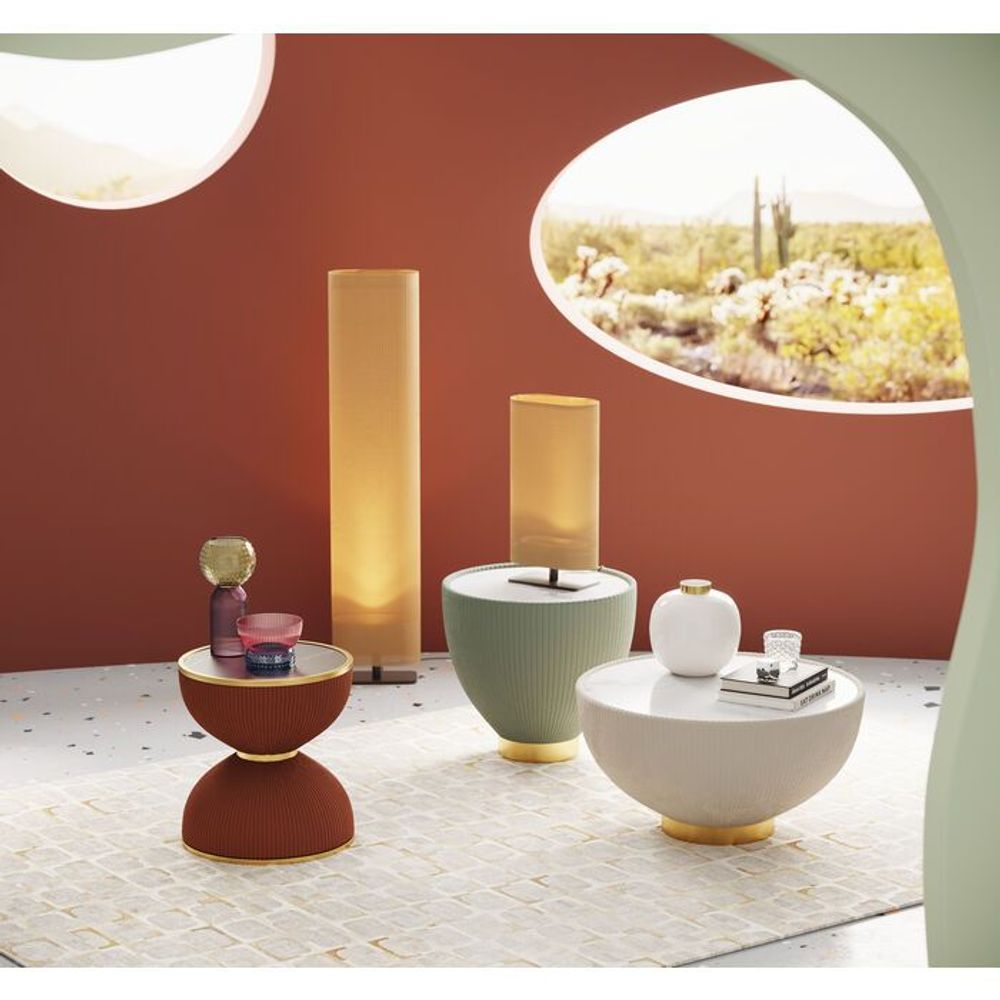 Tables basses - Table d appoint Endless Vegas vert Ø47cm - KARE DESIGN