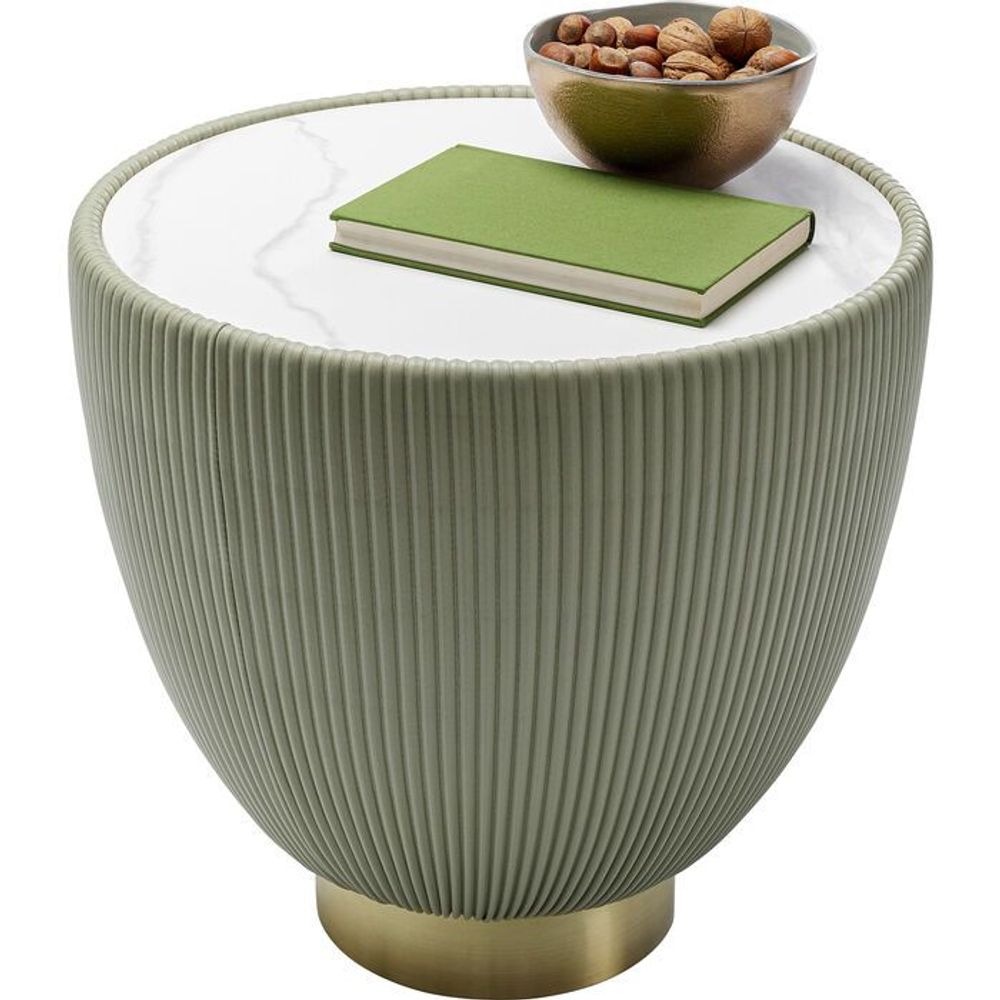 Tables basses - Table d appoint Endless Vegas vert Ø47cm - KARE DESIGN