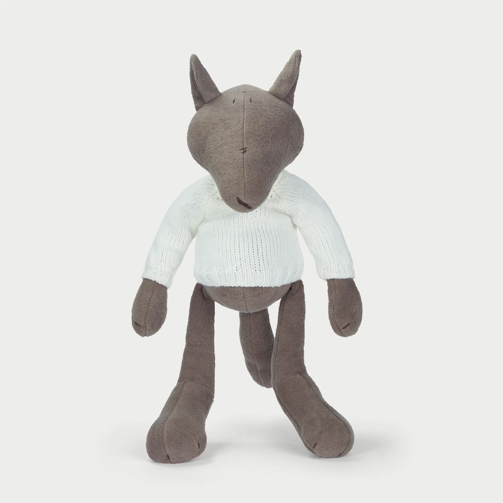 Soft toy - Piotr, the wolf - 100% made in France - ADADA