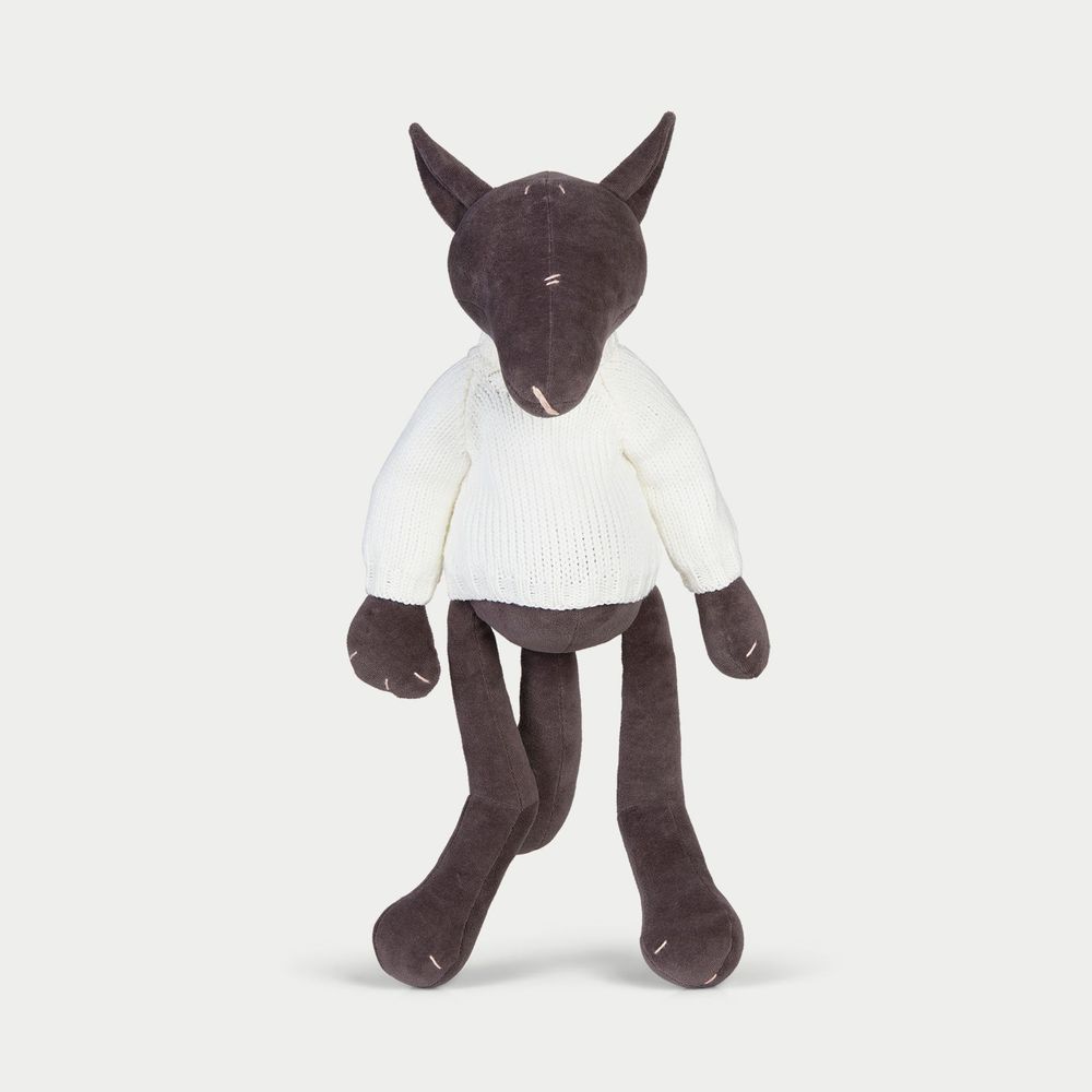 Soft toy - Piotr, the wolf - 100% made in France - ADADA
