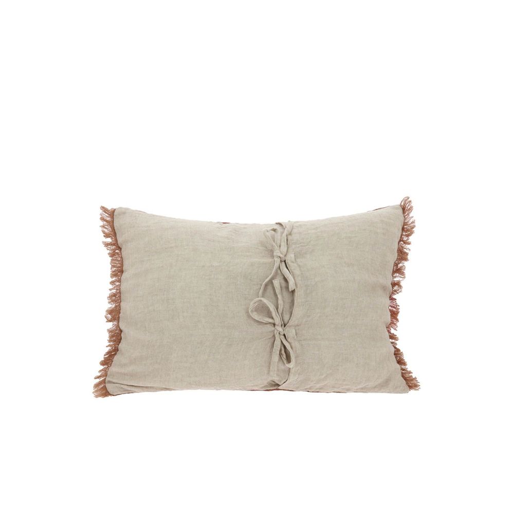 Coussins textile - ETAMINE Coussin 30x45 cm ETAMINE 2 TERRACOTA - EN FIL D'INDIENNE...