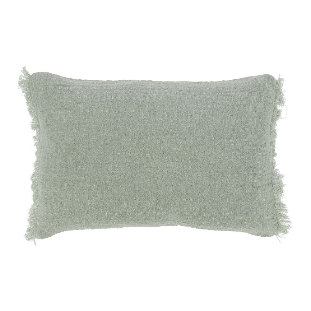 Coussins textile - ETAMINEE Coussin 30x45 cm ETAMINE 2 LICHEN - EN FIL D'INDIENNE...