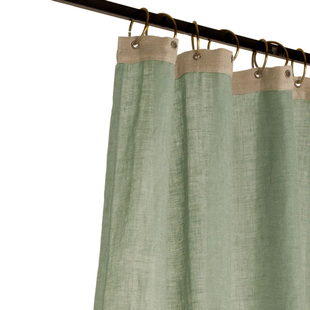 Curtains and window coverings - Etamine Voil 140X300 Cm Etamine Lichen - EN FIL D'INDIENNE...