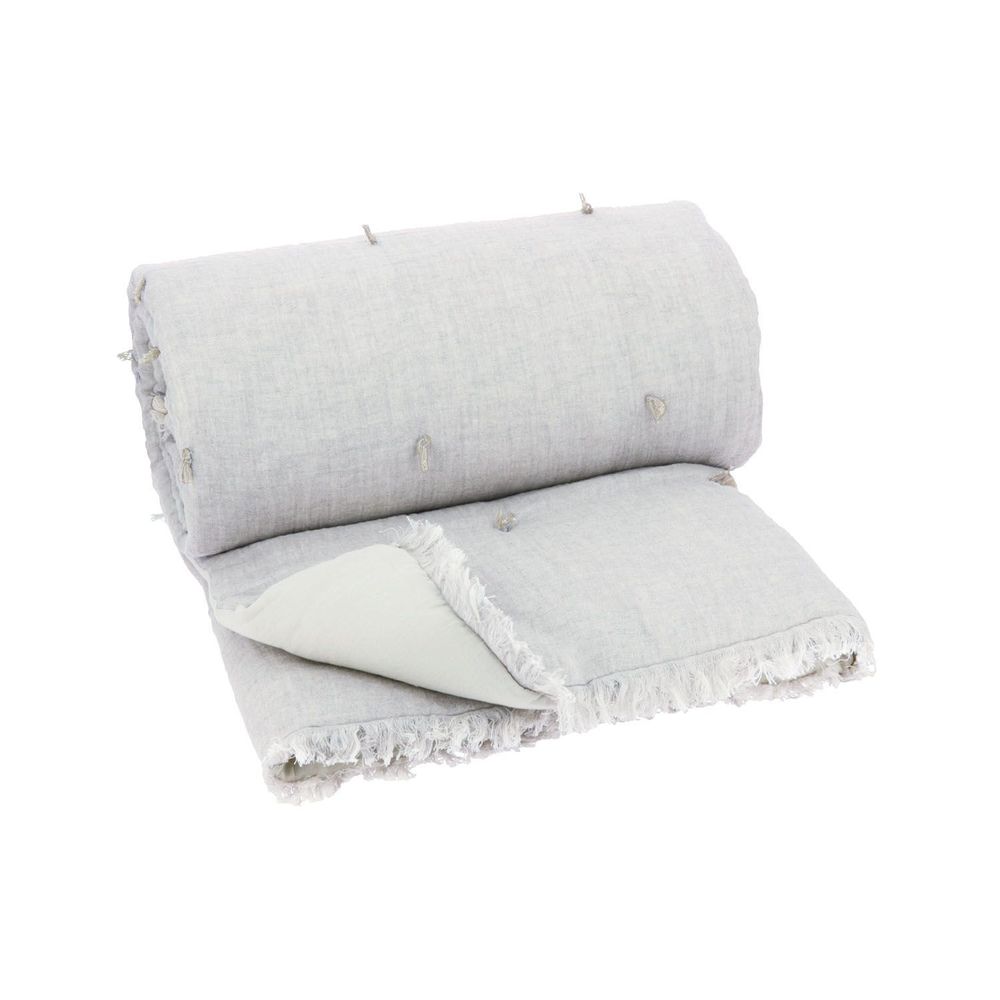 Throw blankets - Etamine Sofa Cover 90X200 Cm Etamine 2 Blanc - EN FIL D'INDIENNE...