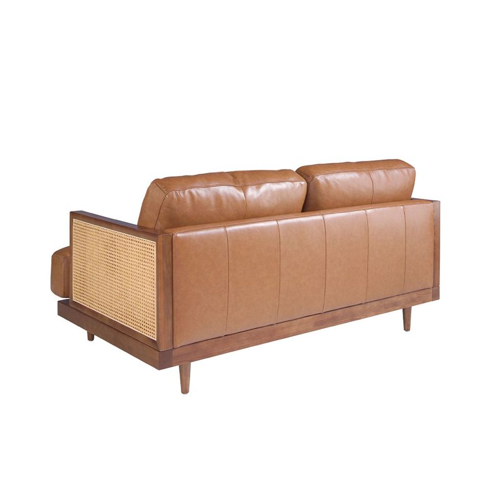 Sofas - 2 seater sofa brown leather - ANGEL CERDÁ