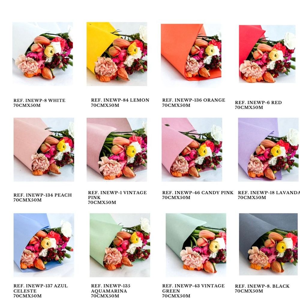 Décorations florales - PAPIER D'EMBALLAGE FLEURS 100% WATERPROOF - CHIC&PAPER