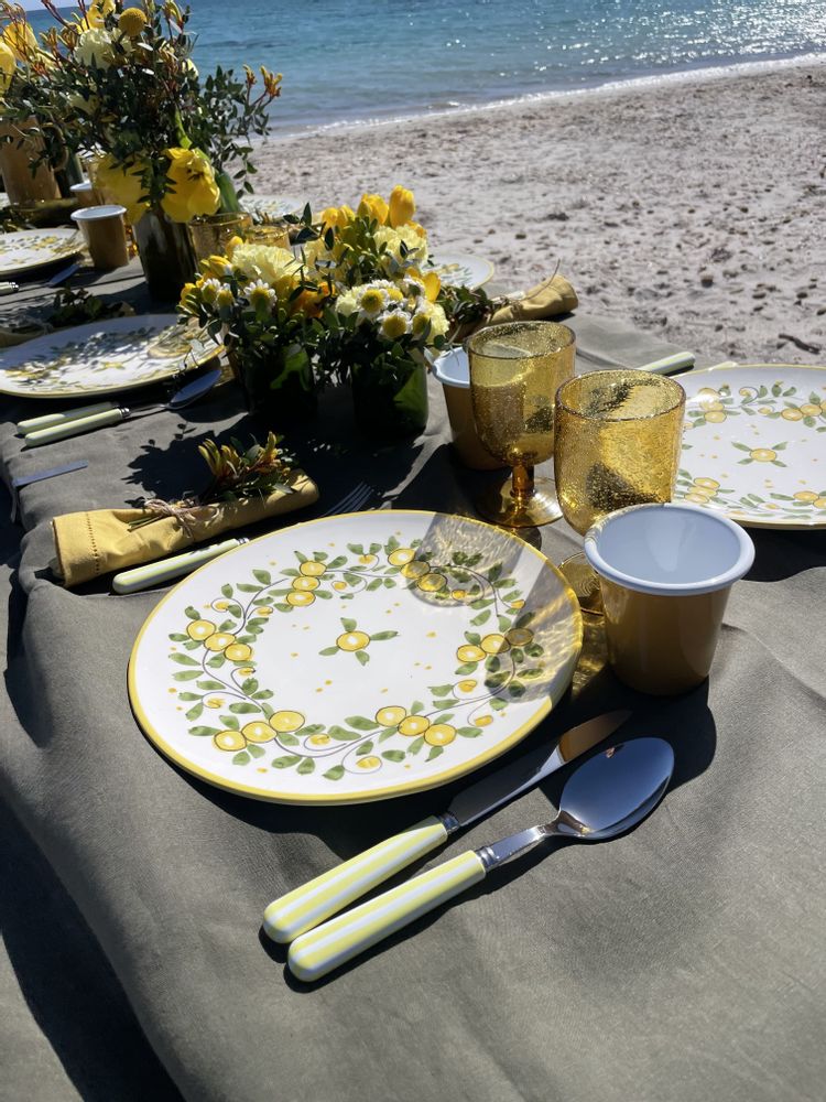 Céramique - Dolce Vita collection, the essence of Italy. Hand painted tableware. - MOLLENI