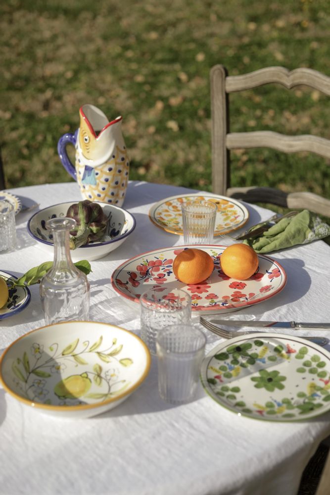 Céramique - Dolce Vita collection, the essence of Italy. Hand painted tableware. - MOLLENI
