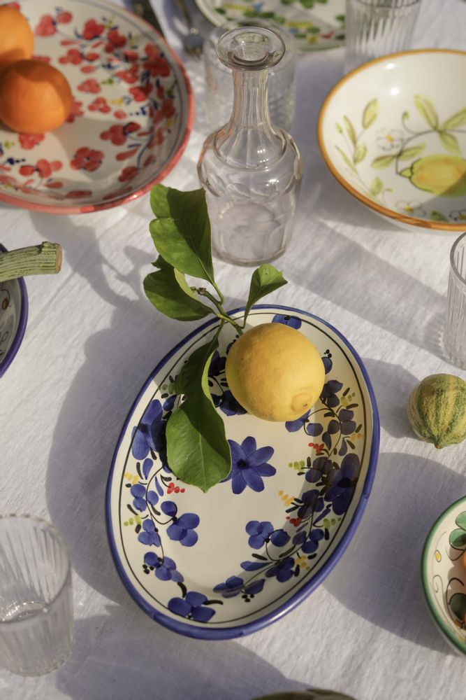 Céramique - Dolce Vita collection, the essence of Italy. Hand painted tableware. - MOLLENI
