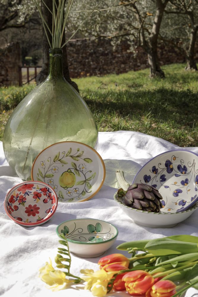 Céramique - Dolce Vita collection, the essence of Italy. Hand painted tableware. - MOLLENI