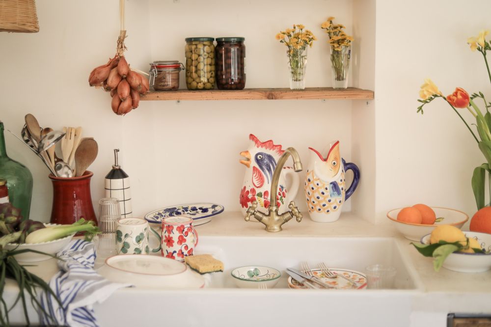 Céramique - Dolce Vita collection, the essence of Italy. Hand painted tableware. - MOLLENI