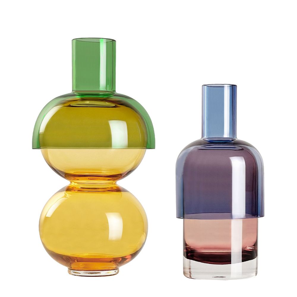 Vases - Fusion Lemon Vasen & Candle Holder Set - CLOUDNOLA