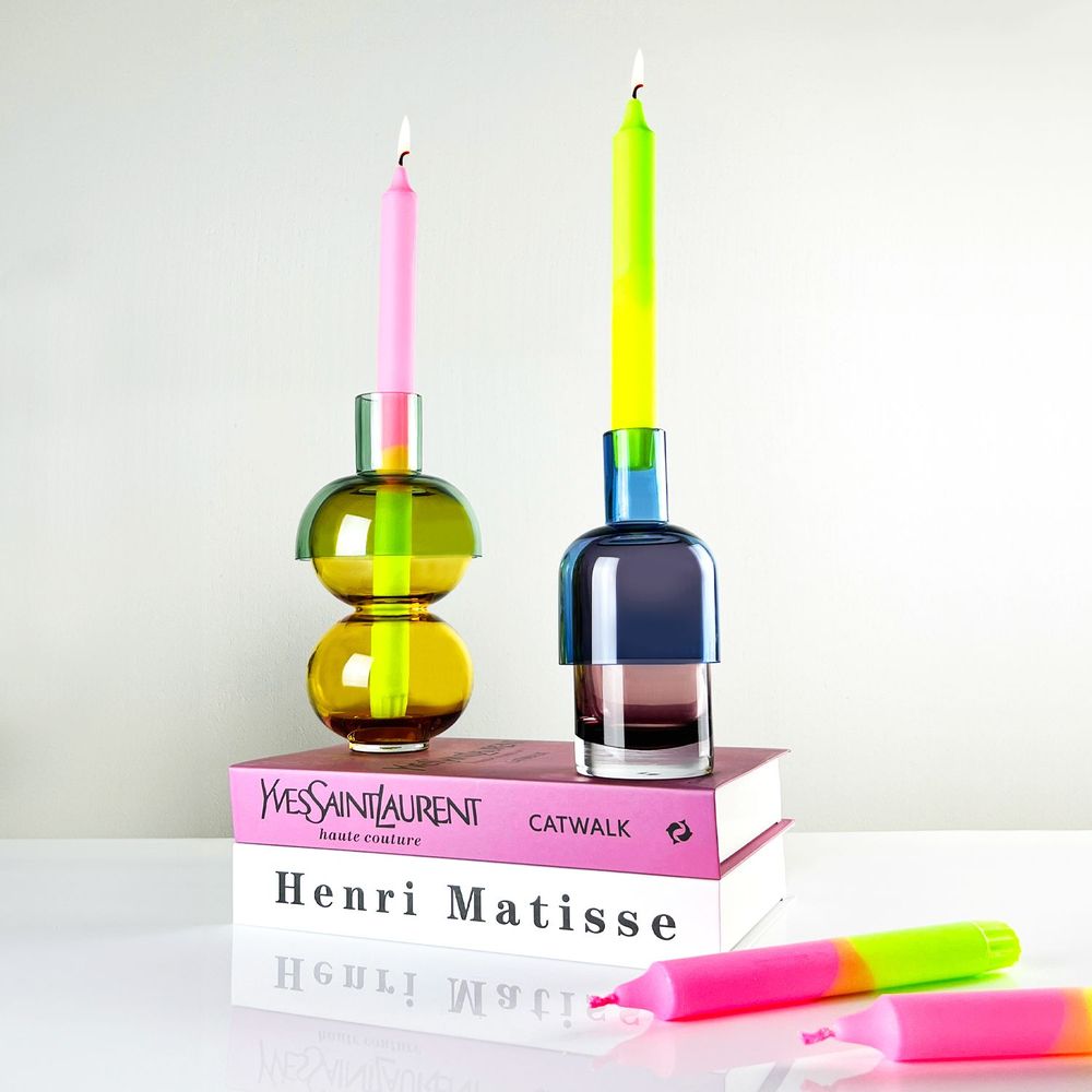 Vases - Fusion Lemon Vasen & Candle Holder Set - CLOUDNOLA