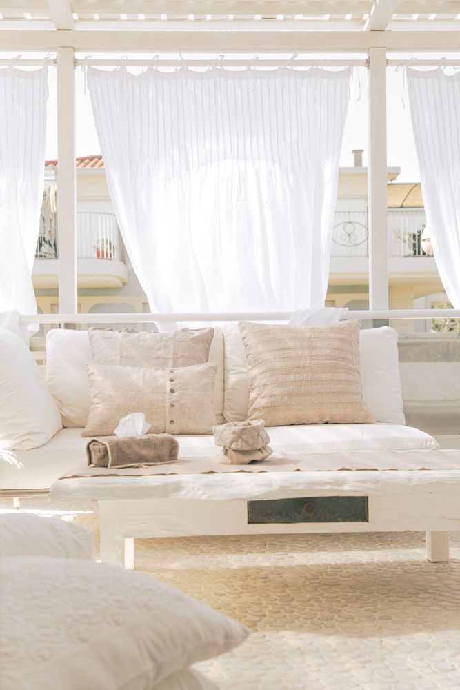 Rideaux et voilages - Rideaux en lin - ARTE PURA  DANIELA DALLAVALLE