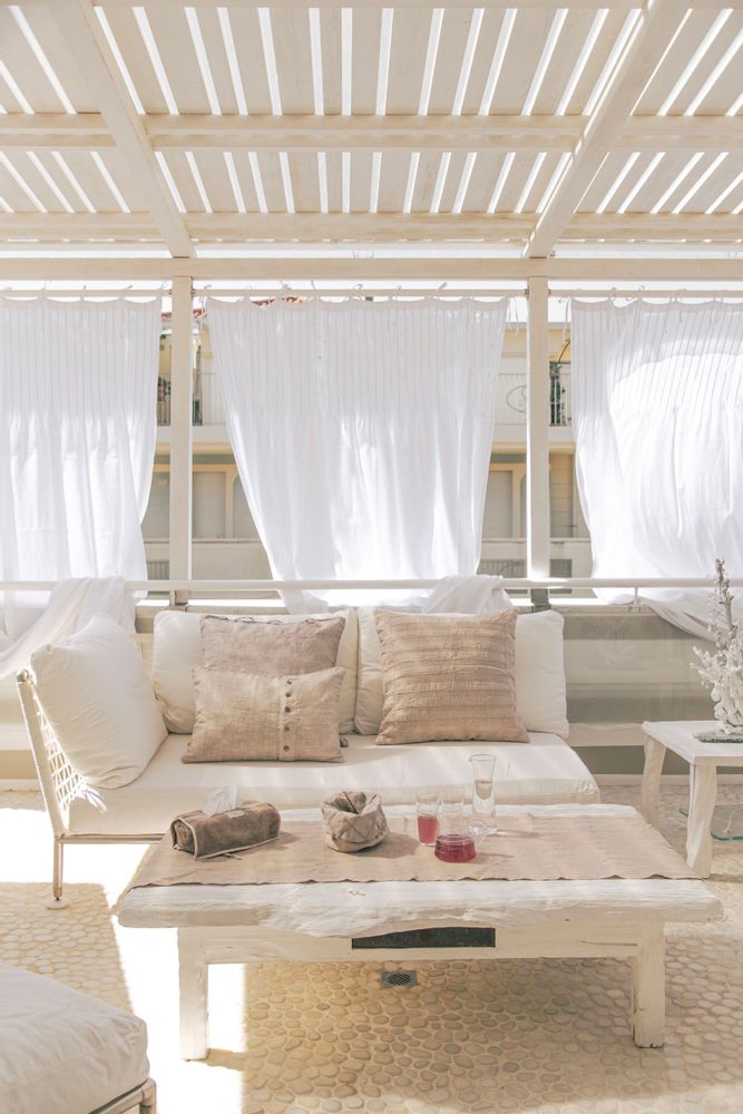 Rideaux et voilages - Rideaux en lin - ARTE PURA  DANIELA DALLAVALLE