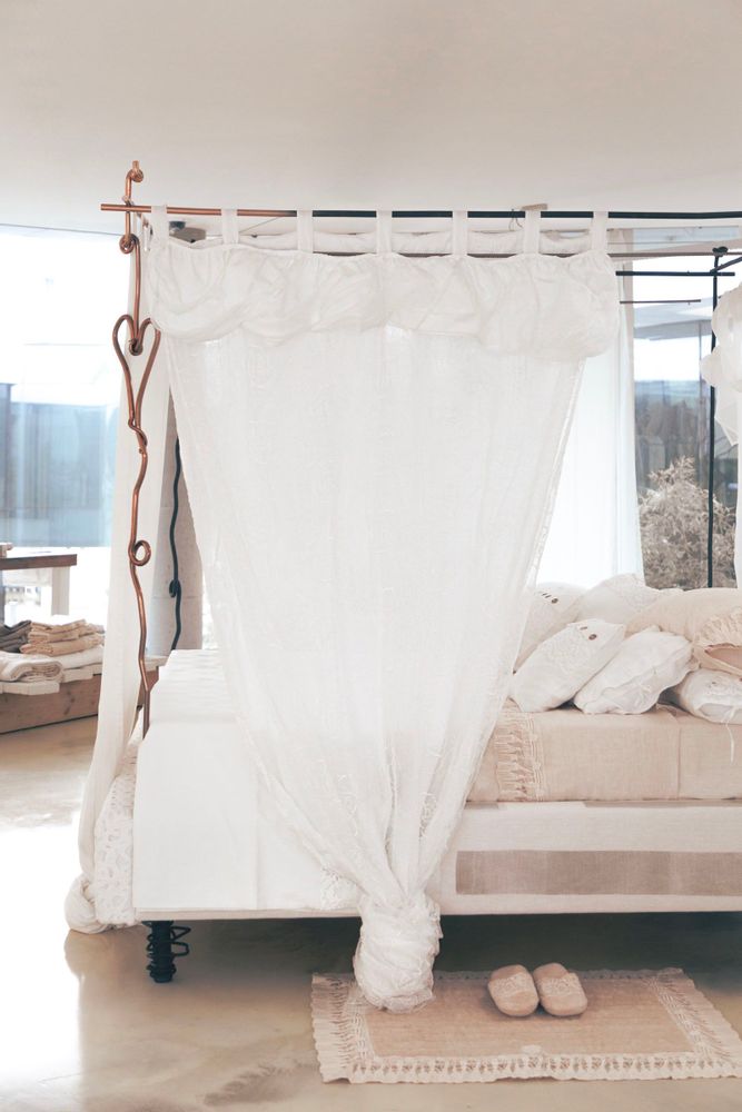 Rideaux et voilages - Rideaux en lin - ARTE PURA  DANIELA DALLAVALLE