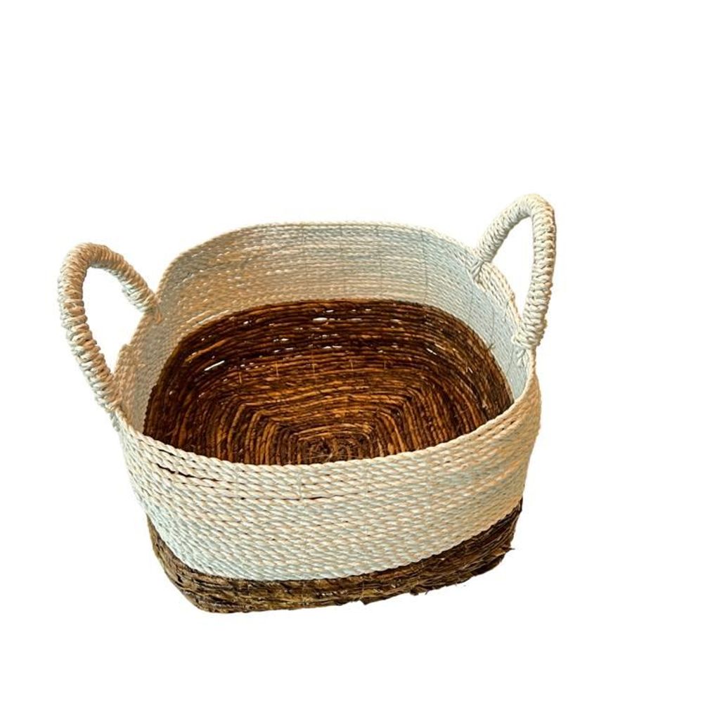 Caskets and boxes - Set of 2 baskets mix abaca & synthetic fiber BKBS - BALINAISA