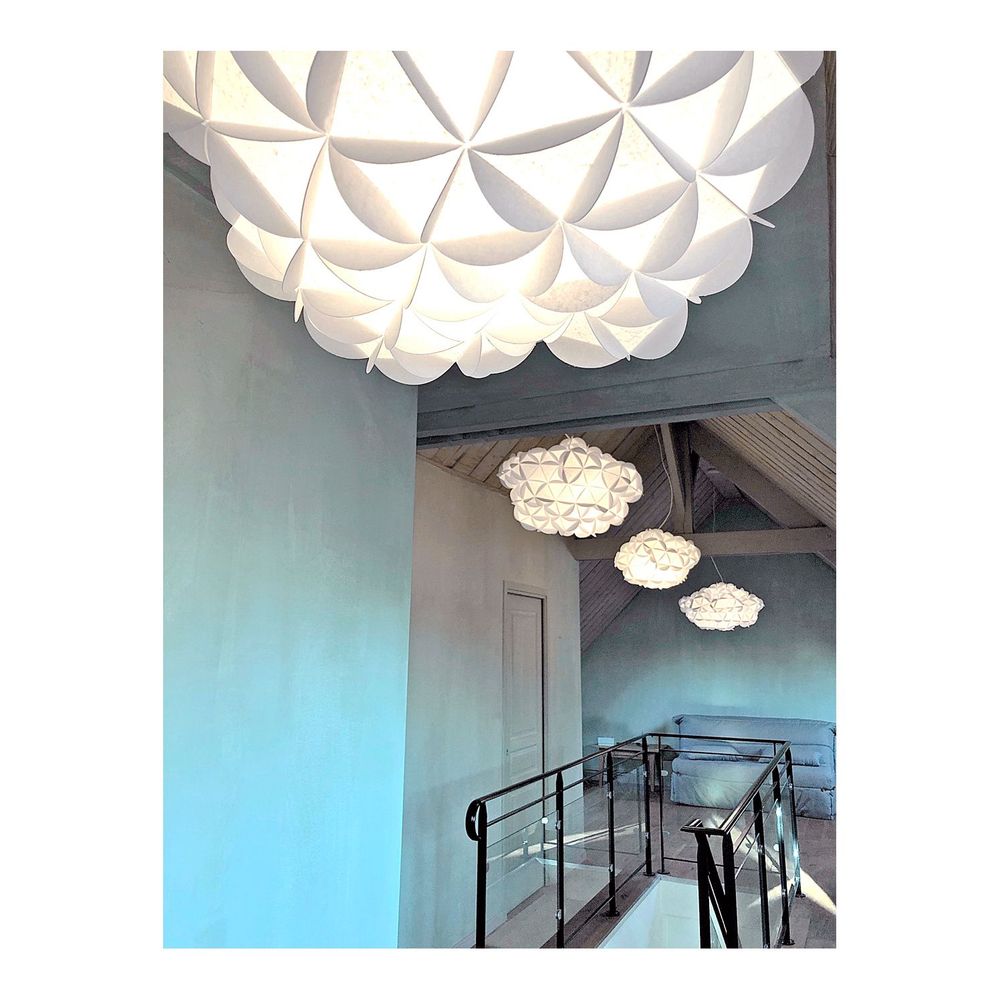 Hanging lights - Alcoves ceiling lamp and clouds - ATELIER ANNE-PIERRE MALVAL