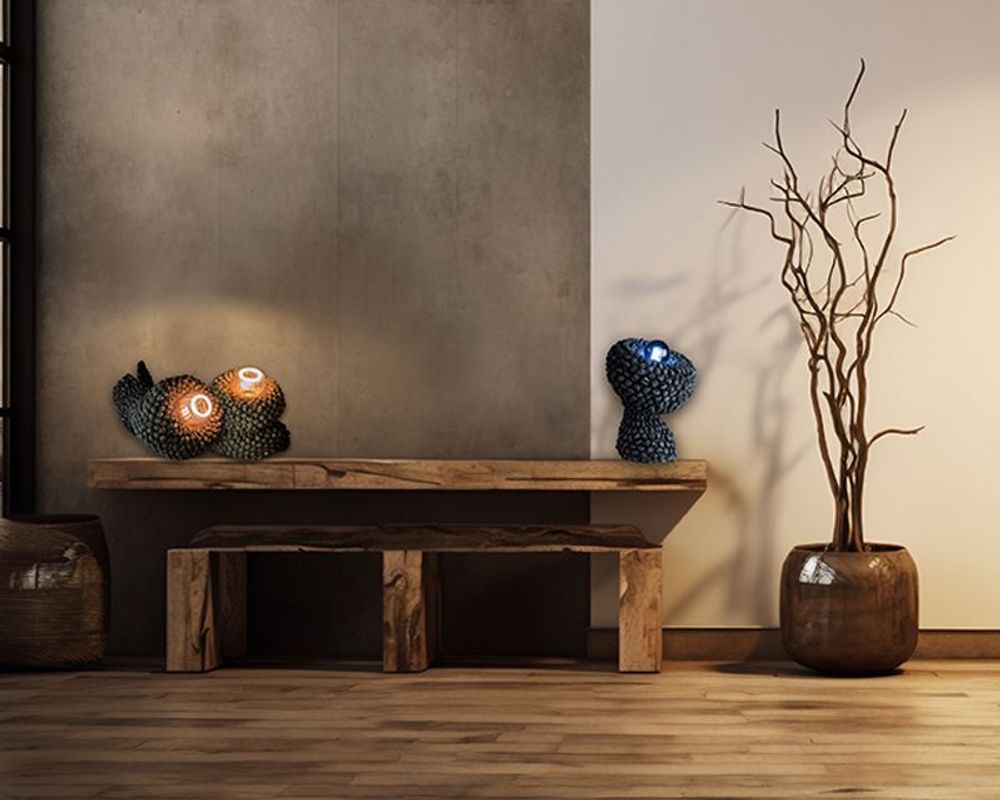 Unique pieces - Table lamps\" The Polyps\ " - S-KIF STUDIO
