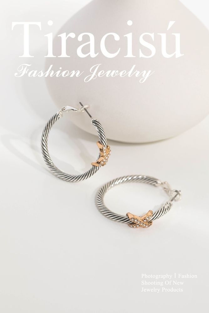 Bijoux - Boucle d'oreille Brise X - TIRACISÚ