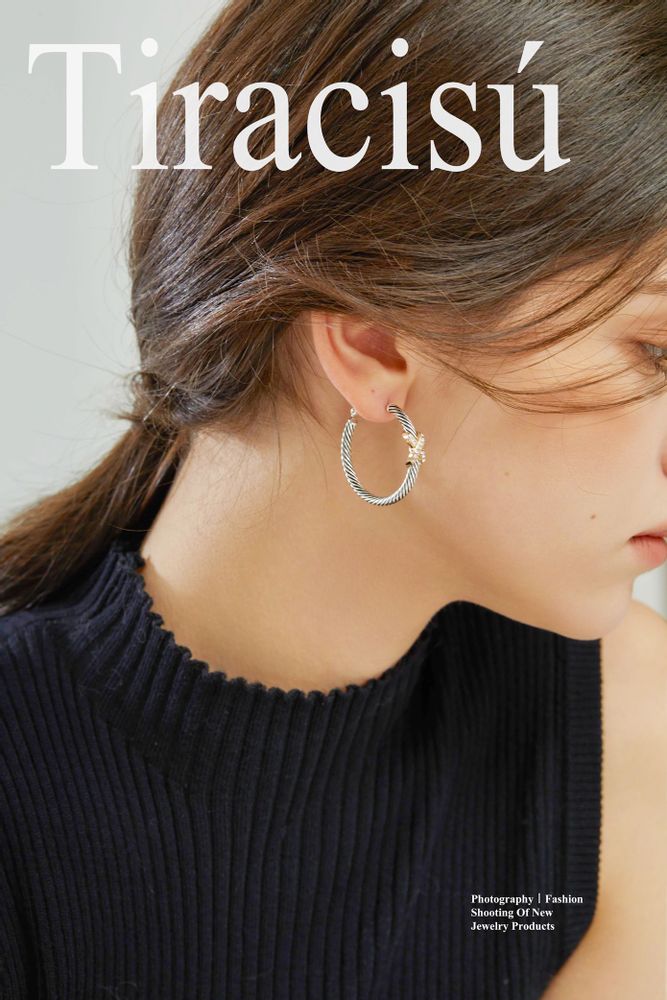 Bijoux - Boucle d'oreille Brise X - TIRACISÚ