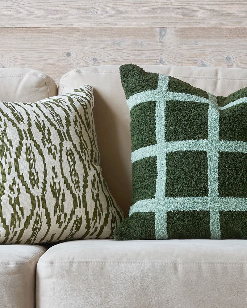 Fabric cushions - Bouclé/Linen Cushions - Check - CHHATWAL & JONSSON
