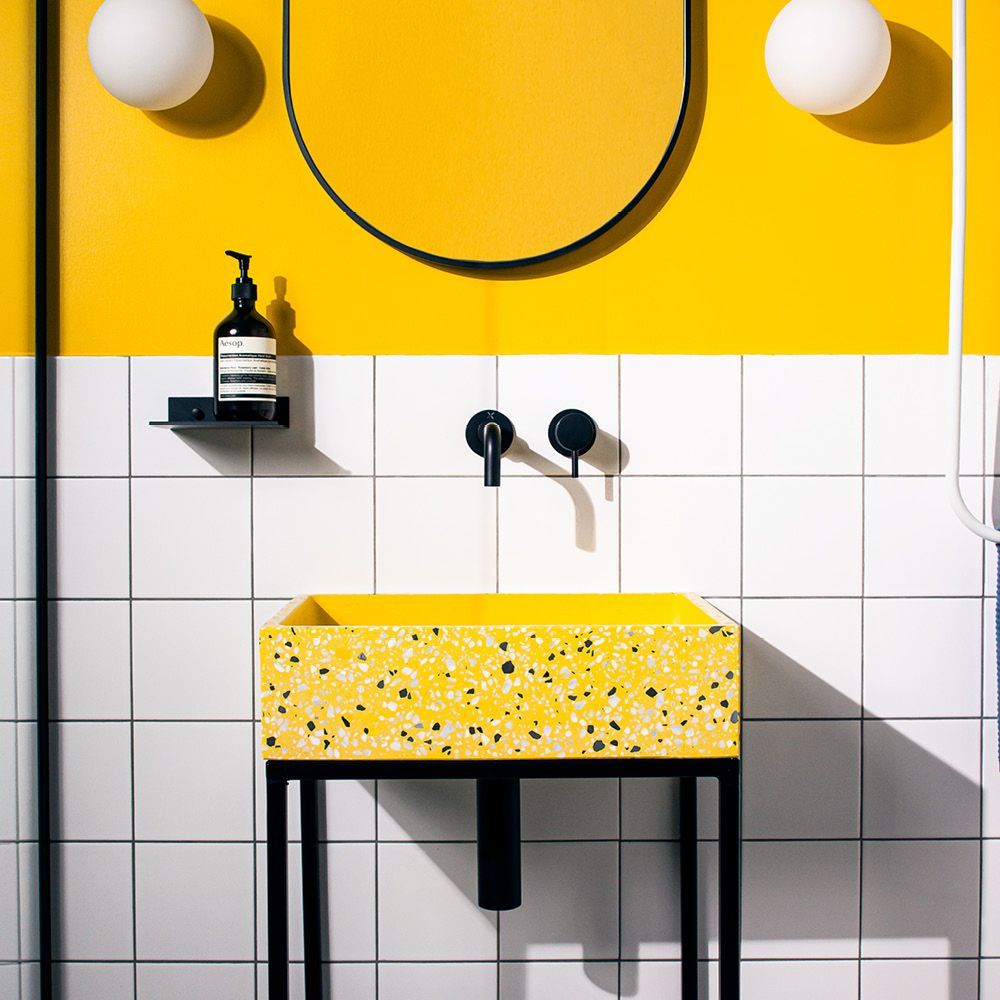 Lavabos - Tamara Concrete Basin | Sink | Terrazzo Finish - SYNK