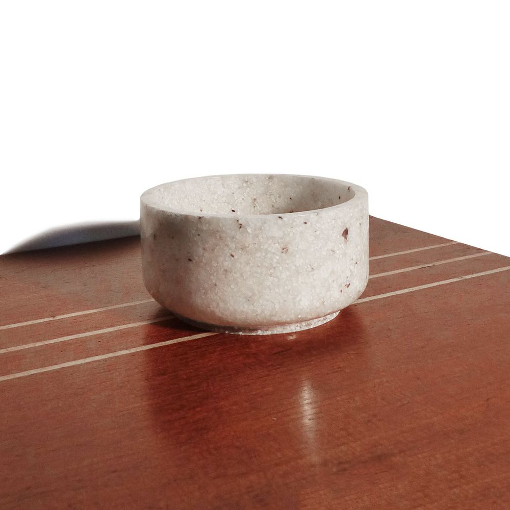 Design objects - Handmade jars & candle holder made of recycled oyster shells Materialys - MATERIALYS