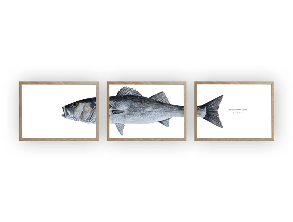 Affiches - Triptyque le Bar : Impression sur papier d'art. Peinture originale acrylique - VAREK ILLUSTRATIONS