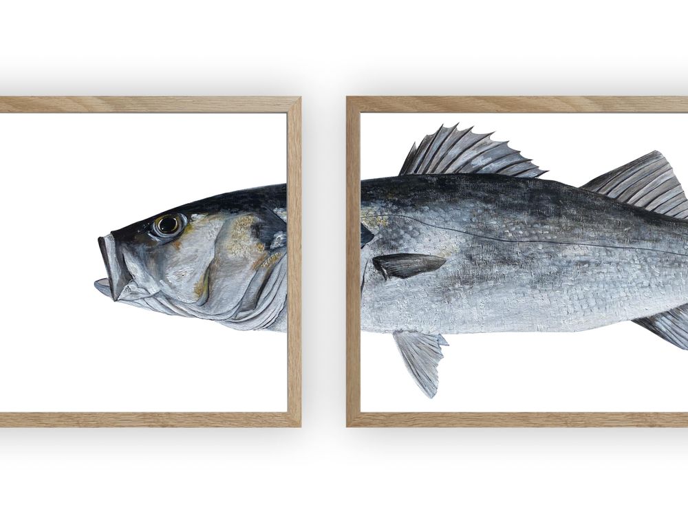 Affiches - Triptyque le Bar : Impression sur papier d'art. Peinture originale acrylique - VAREK ILLUSTRATIONS