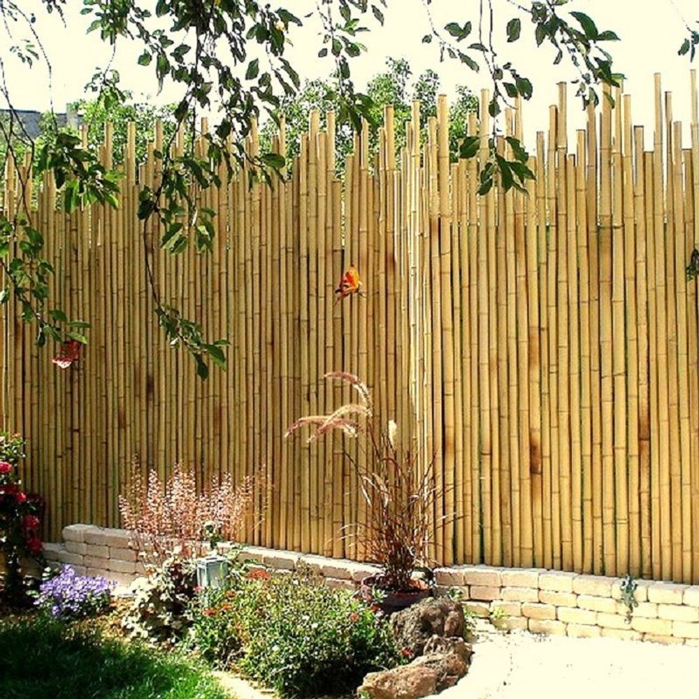 Outdoor decorative accessories - Natural bamboo fence from the Japanese range Ref: 5-JF - BAMBOULAND