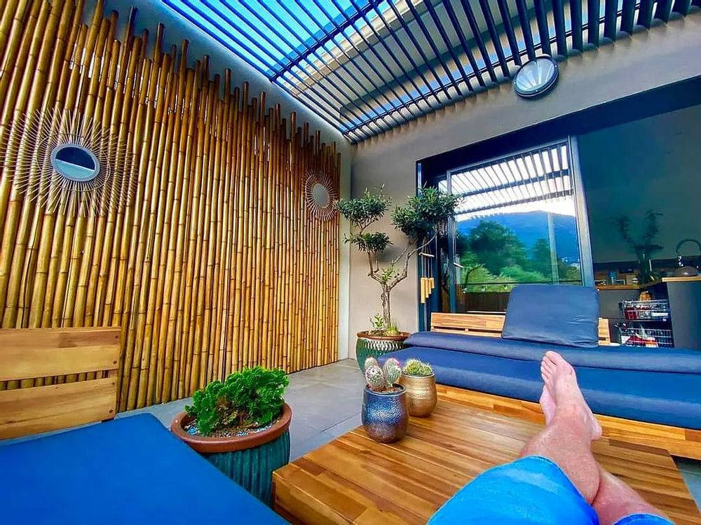 Outdoor decorative accessories - Natural bamboo fence from the Japanese range Ref: 5-JF - BAMBOULAND