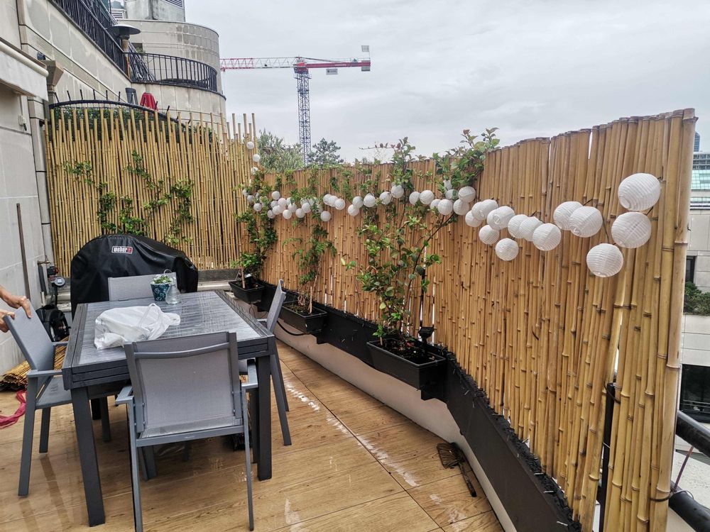 Outdoor decorative accessories - Regular Range Bamboo Fence, Privacy Screen - Ref: 2-RF - BAMBOULAND