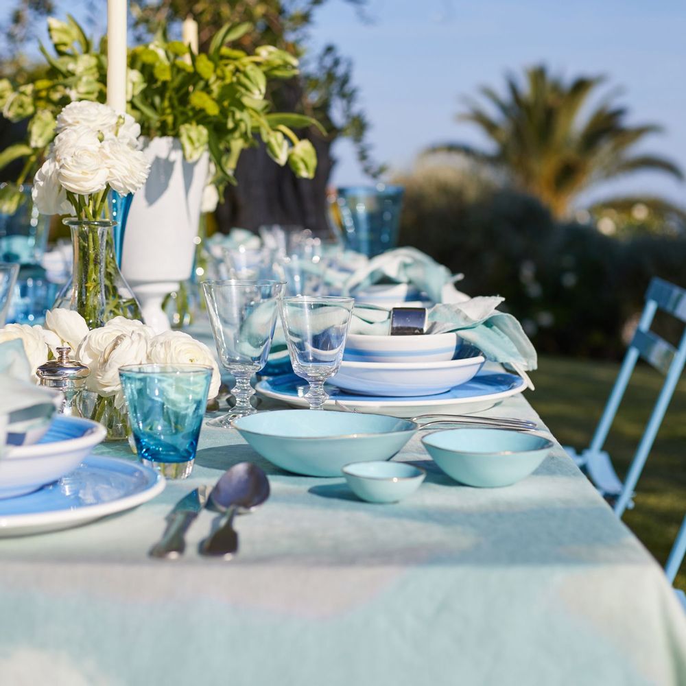 Table cloths - NUAGES Linen Tablecloths & Napkins - SUMMERILL AND BISHOP
