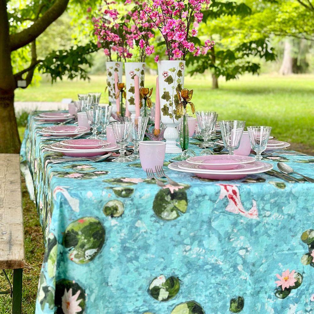 Nappes - Nappes et serviettes en lin WATERLILY - SUMMERILL AND BISHOP