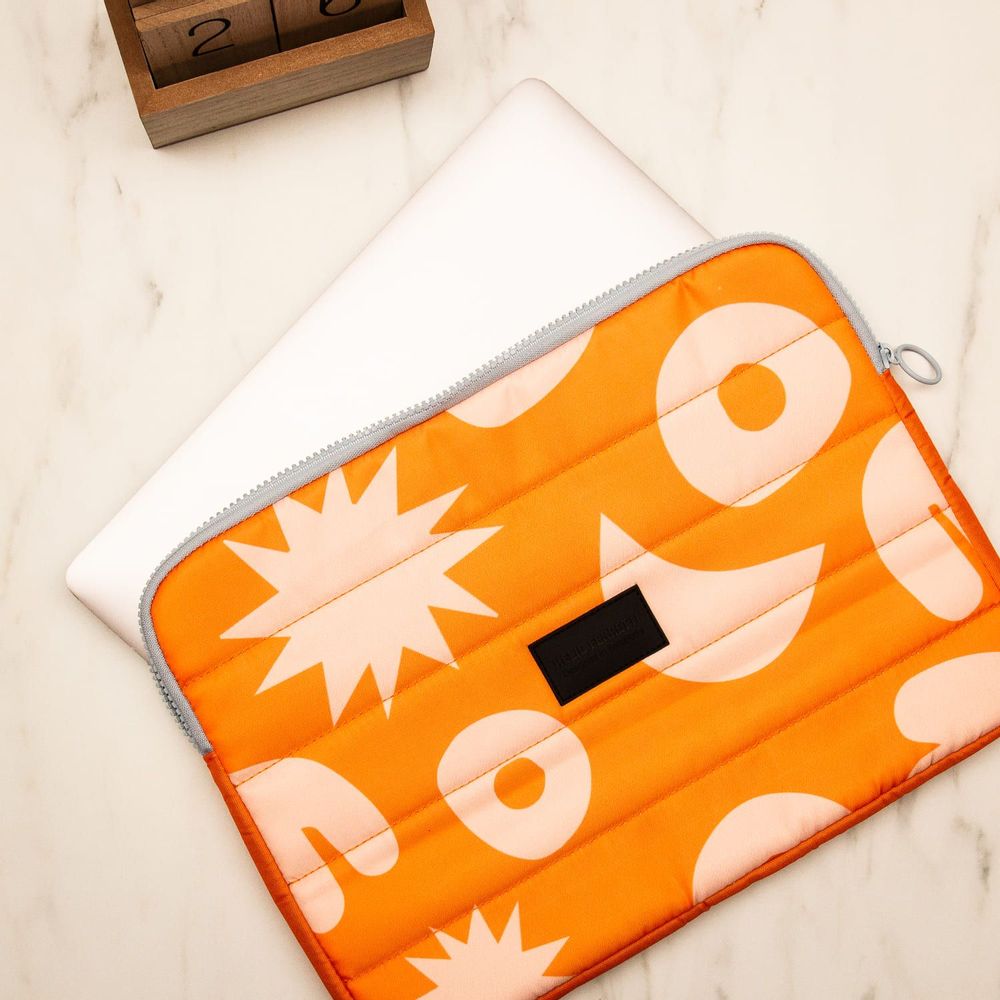 Papeterie bureau - HOUSSE D'ORDINATEUR PORTABLE POISSONS BLEU CLAIR 15" HF - HELIO FERRETTI