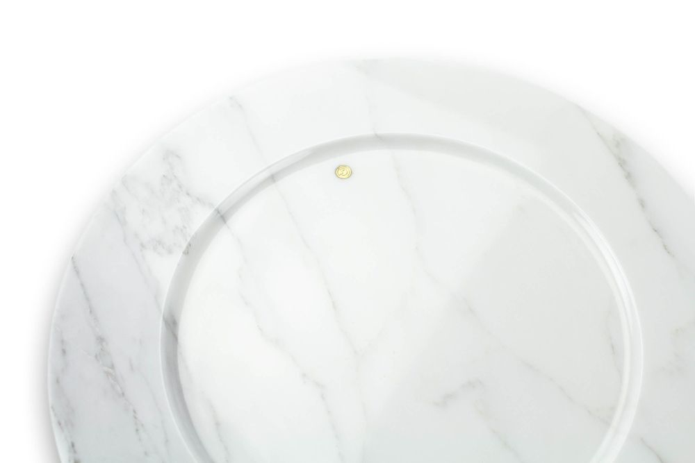 Assiettes de réception - Assiettes de rangement en marbre statuaire - ATELIER BARBERINI & GUNNELL