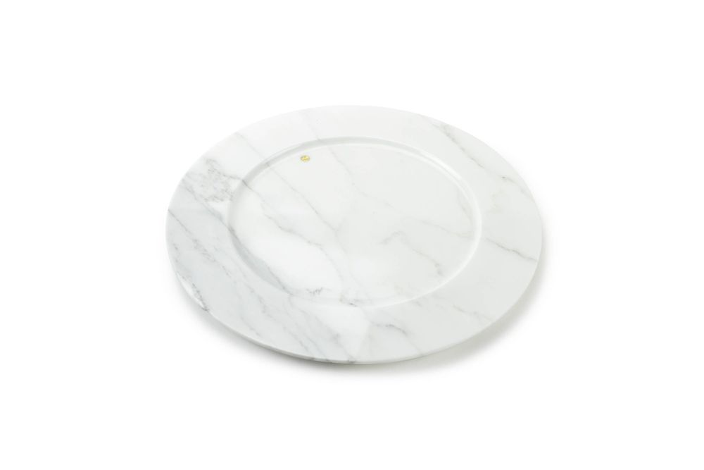 Assiettes de réception - Assiettes de rangement en marbre statuaire - ATELIER BARBERINI & GUNNELL