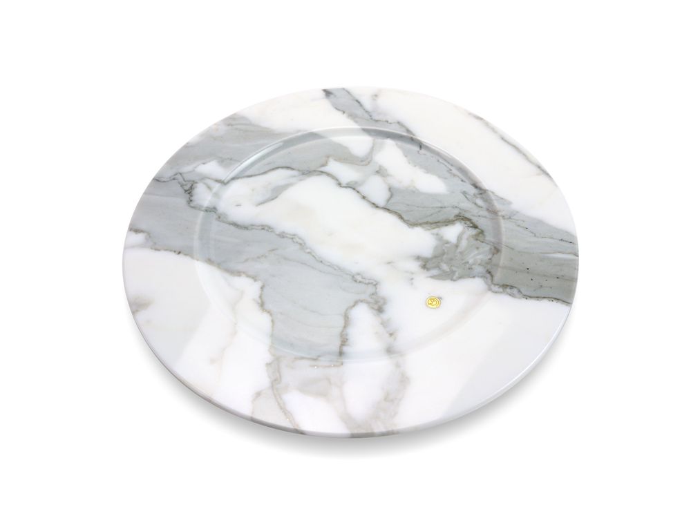 Assiettes de réception - Assiettes de rangement en marbre statuaire - ATELIER BARBERINI & GUNNELL