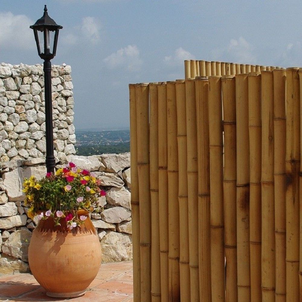 Outdoor decorative accessories - Regular Range Solid Bamboo Fencing - Ref: 7-RF - BAMBOULAND