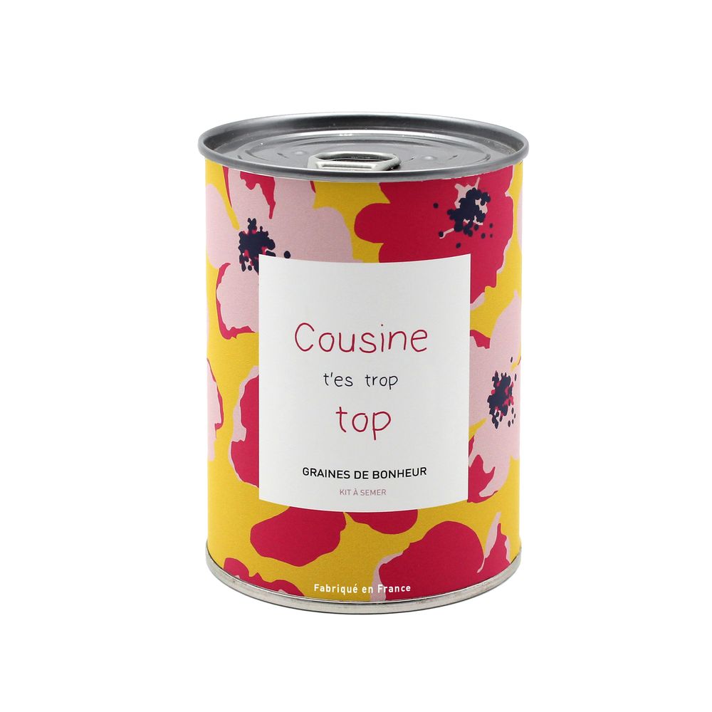 Gifts - Sowing kit\" Cousine you are too great\ " - MAUVAISES GRAINES