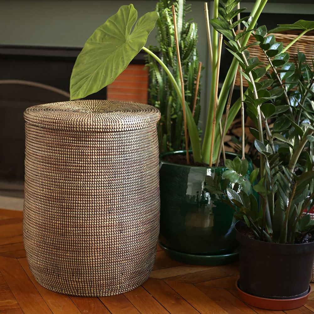 Decorative objects - EPUR Panier Africain LARGE - H 60 cm / Ø 40 cm - KAWOBAZAAR