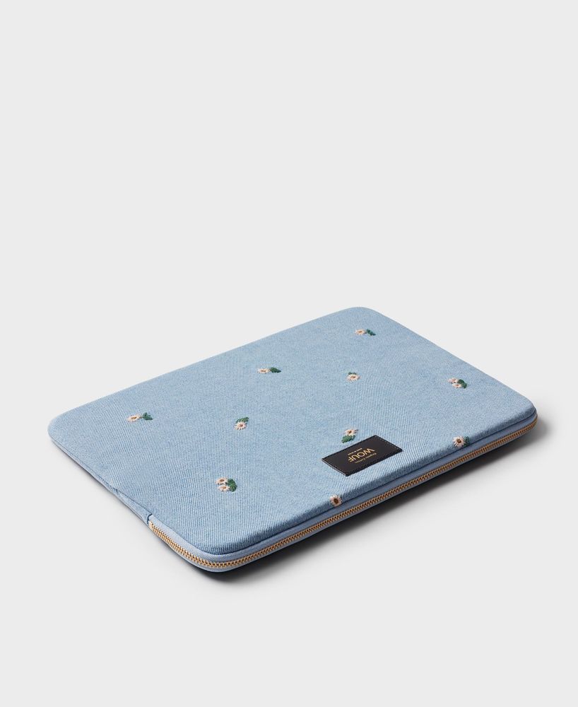 Travel accessories - Ines Denim Laptop Sleeve ♻️ - WOUF