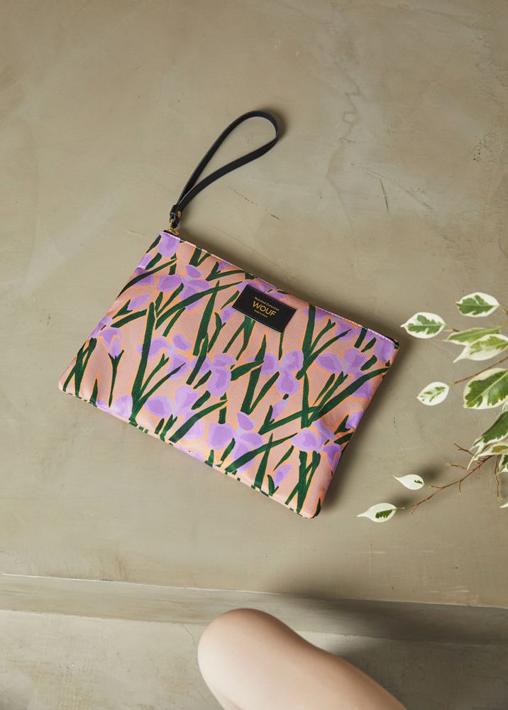 Clutches - Iris recycled XL pouch bag ♻️ - WOUF
