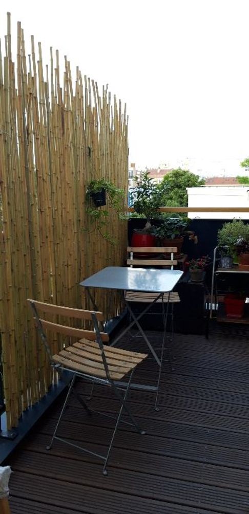 Outdoor decorative accessories - Bamboo fence, windbreak from the Sauvage Range - Ref: 2-WF - BAMBOULAND