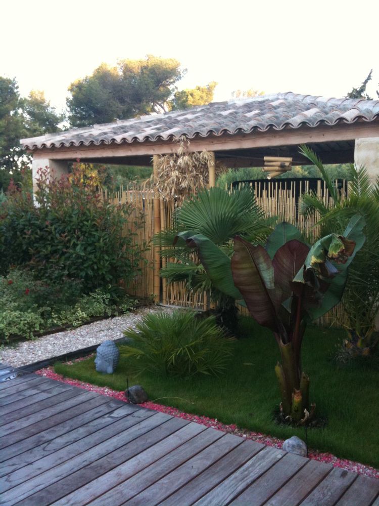 Outdoor decorative accessories - Bamboo fence, windbreak from the Sauvage Range - Ref: 2-WF - BAMBOULAND