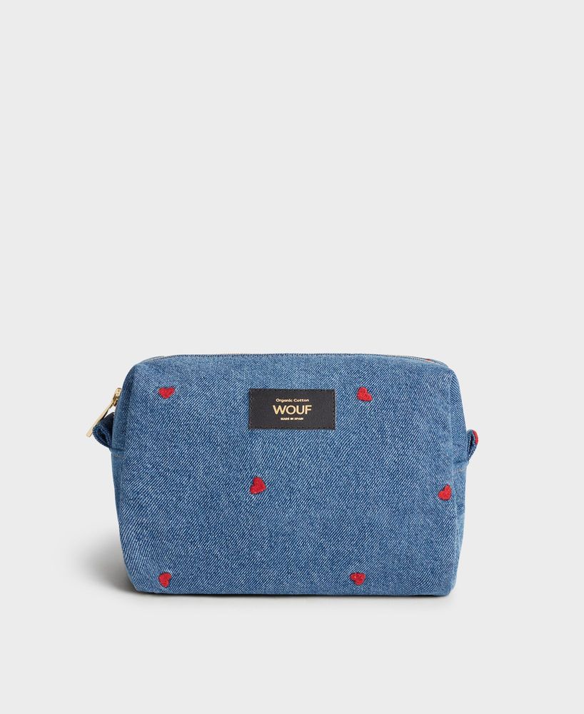 Mounting accessories - Anais Denim Toiletry Bag ♻️ - WOUF